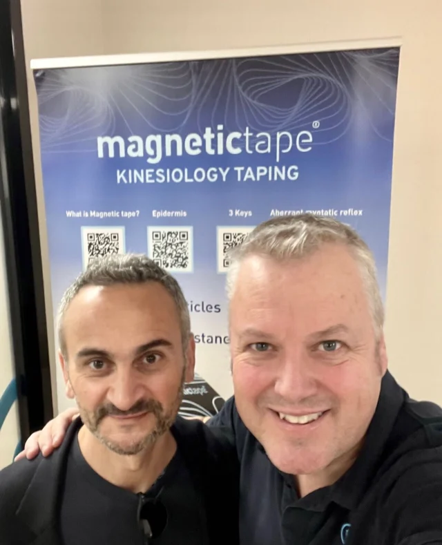 Hemos tenido reunión con Mounir Zok CEO en N3XT SPORTS para explicarle la ciencia que está detrás de los resultados científicos de la aplicación de Magnetic Tape. Además Mounir ha sentido en su propio cuerpo los efectos inmediatos en el aumento de movilidad y aumento de fuerza. 
Si se piensa en que al aplicar Magnetic Tape se actúa directamente sobre el sistema musculoesquelético, sería imposible conseguir los cambios inmediatos, por tanto se actúa y se modulan vías diferentes a las locales para conseguir dichos cambios inmediatos. https://lnkd.in/drtGveiu 
Ya estamos valorando aplicaciones para atletas de elite.
Un placer Mounir volver a quedar contigo y abrir varias vías de colaboración y estudio!